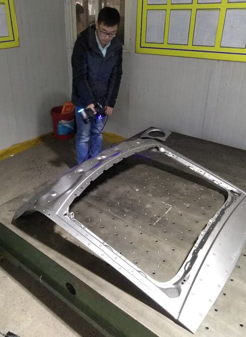 便携式三维激光扫描仪在汽车钣金行业数据采集设计质量检测的应用