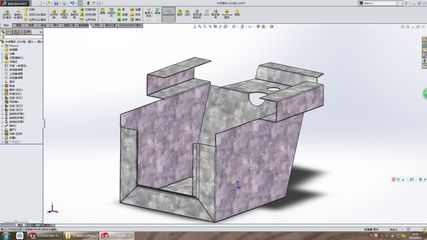 SolidWorks钣金建模:钣金箱体_法兰