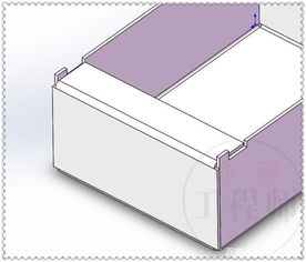 solidworks设计的钣金盒子