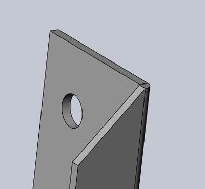 solidworks2010用钣金 角铁怎样切出45°的口? - 已解决 - 搜搜问问